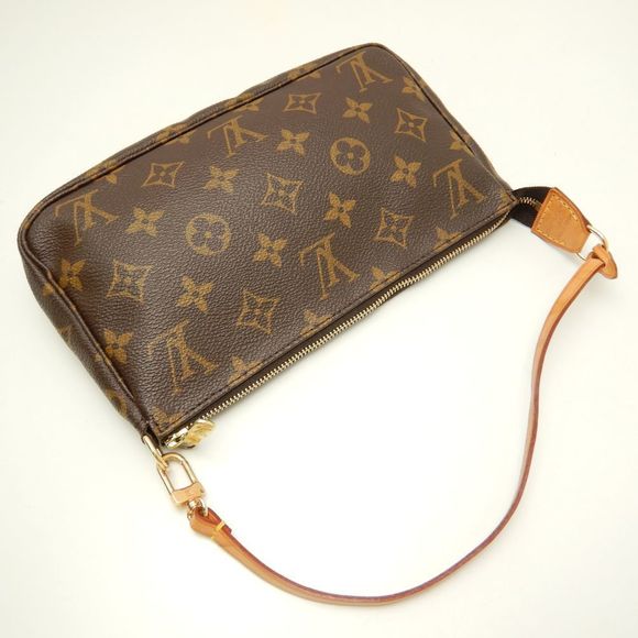 Louis Vuitton Monogram Pochette Accessoires Brown Accessory Pouch - Picture 2 of 8